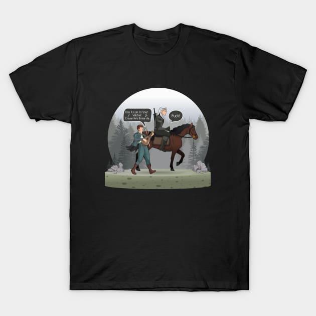 Toss a Coin to Your Witcher T-Shirt by Merch Sloth